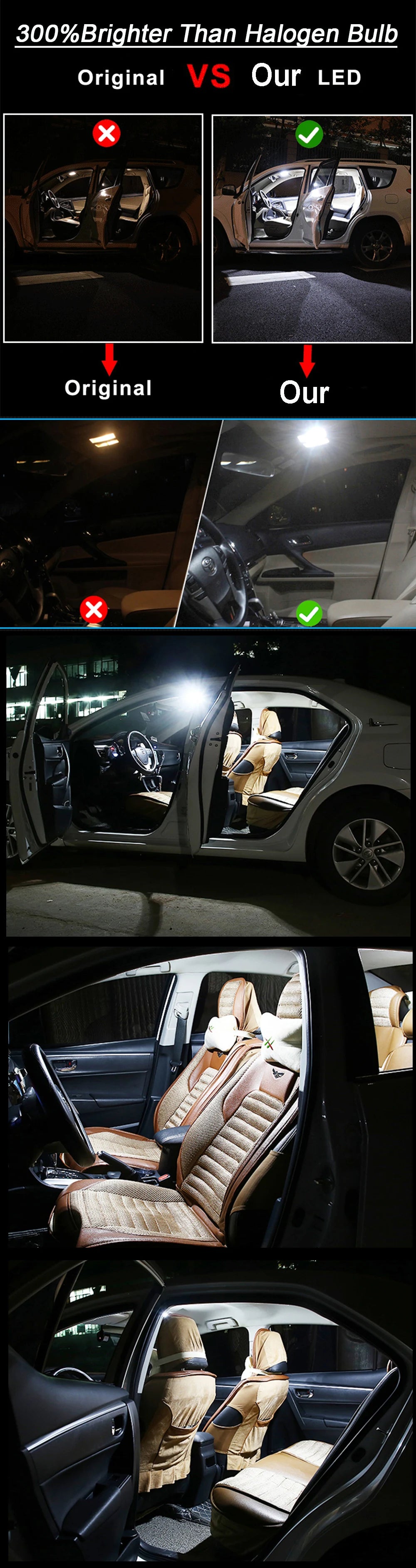 Car Interior LED Light Kit For KIA Venga 2009 2010 2011 2012 2013 2014 2015 2016 2017 2018 2019 2020 Accessories Canbus
