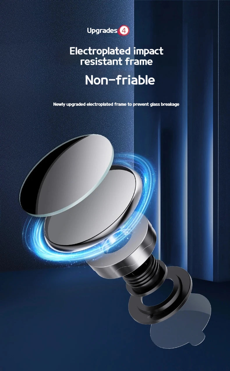 360 Degree HD Blind Spot Mirror For Car Reverse Frameless Ultrathin Wide Angle Round Convex Rear View Mirror Car Accessorie