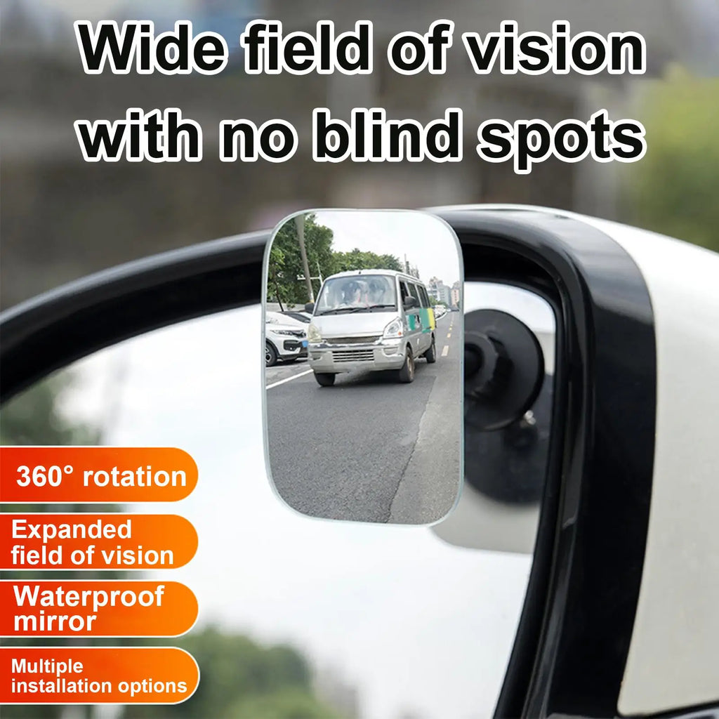 Blind Spot Mirrors Wide Angle Hydrophobic Assistance Wide Angle Side Rear Mirrors for Truck Auto Automotive Vehicle SUV Parking