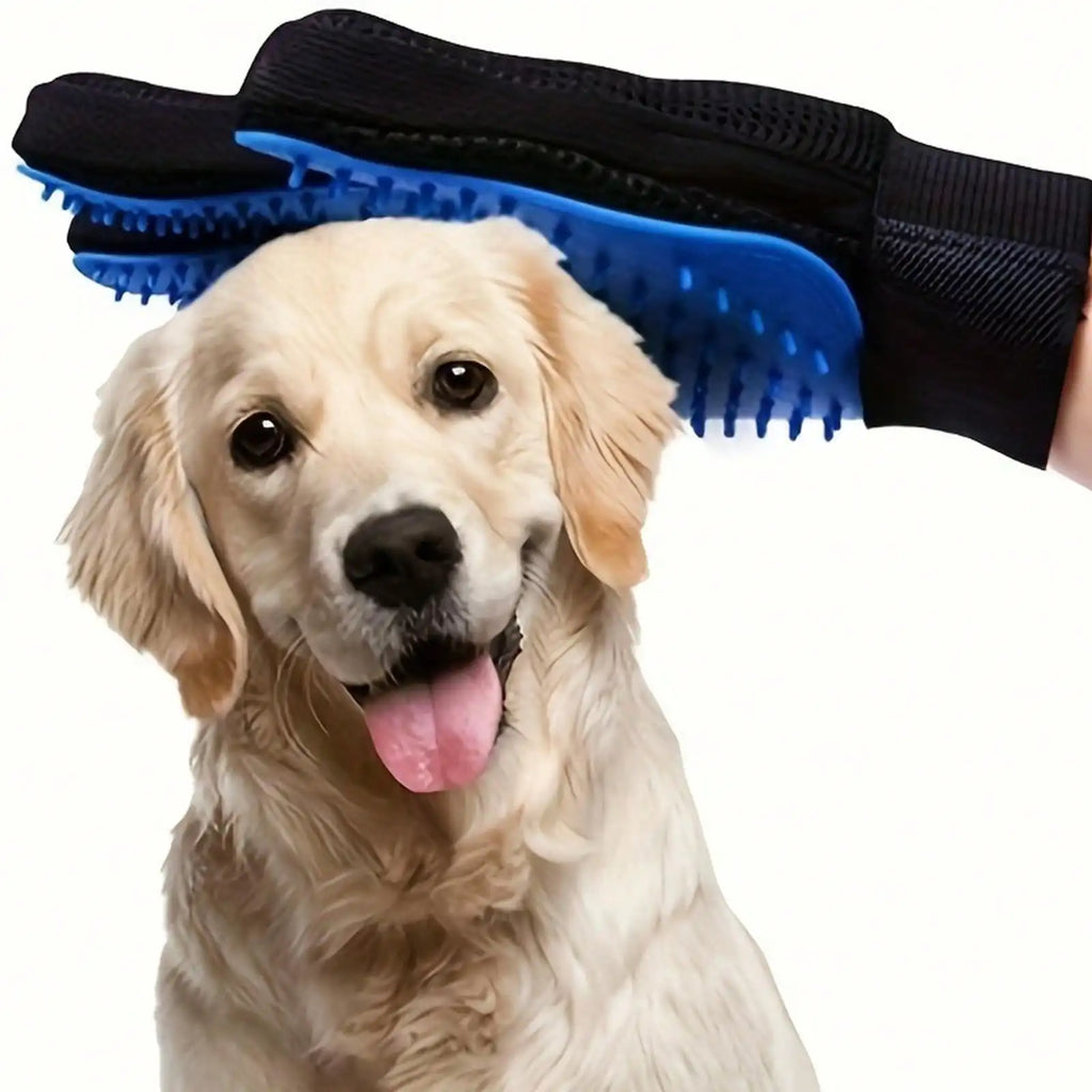 1pcs Pet Grooming Glove Brush For Dogs And Cats Fur And Hair Removal Mitt（Left or right hand）