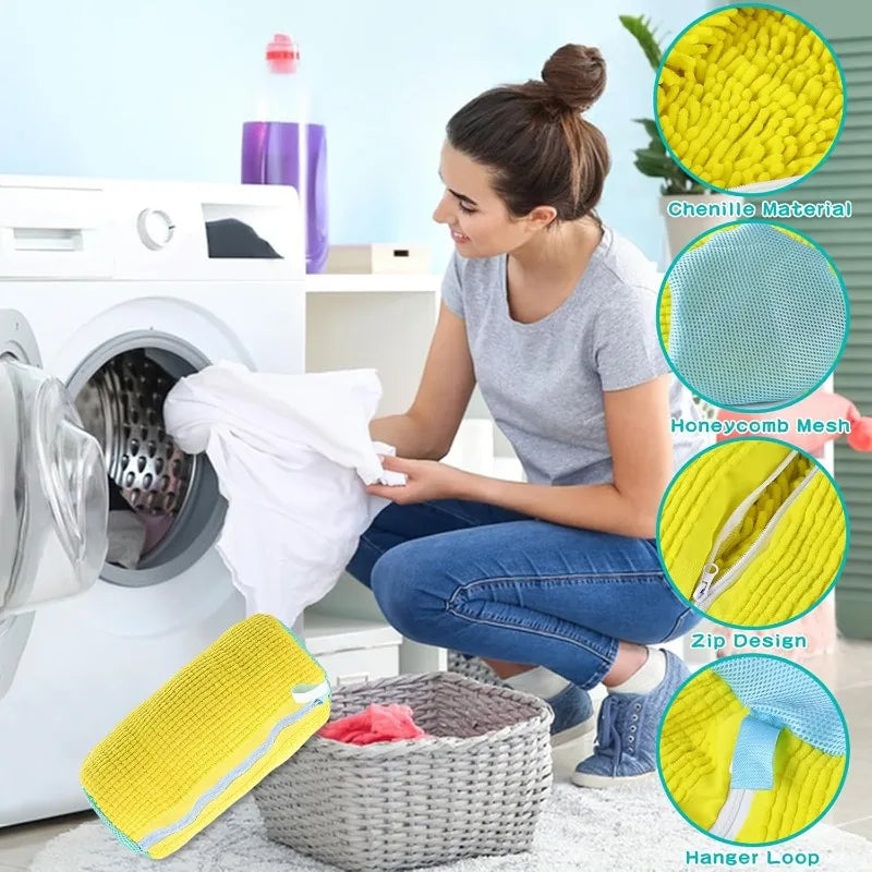 Washing Machine Bag Washing Net Bag Washing Shoe Bags Laundry Net Bag To Wash Sneaker Shoes Slippers Slippers Slippers Wash Shoe