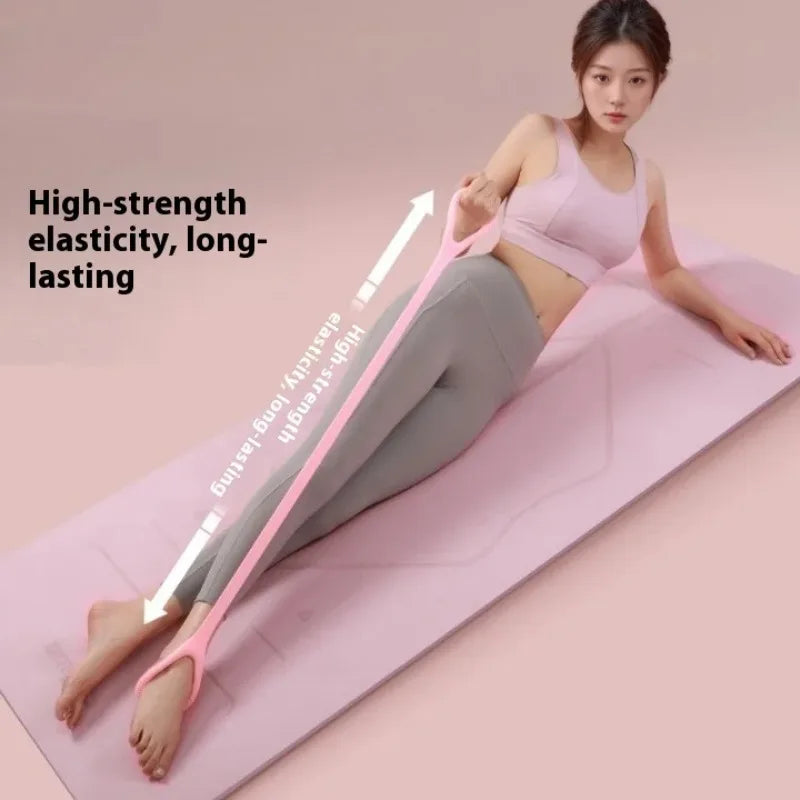 Yoga Strap Elastic Fitness Bands Arm, Shoulder and Neck Stretches Yoga and Pilates Accessories Gym Equipment for Home CrossFit