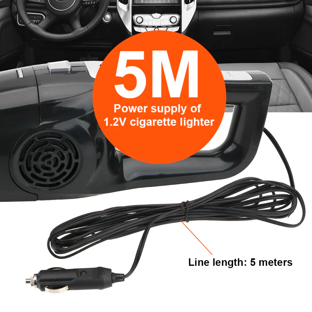 Car Vacuum Cleaner Portable Wet And Dry dual-use Vacuum Cleaner Powerful Handheld Mini Vaccum Cleaners High Suction 12V 120W