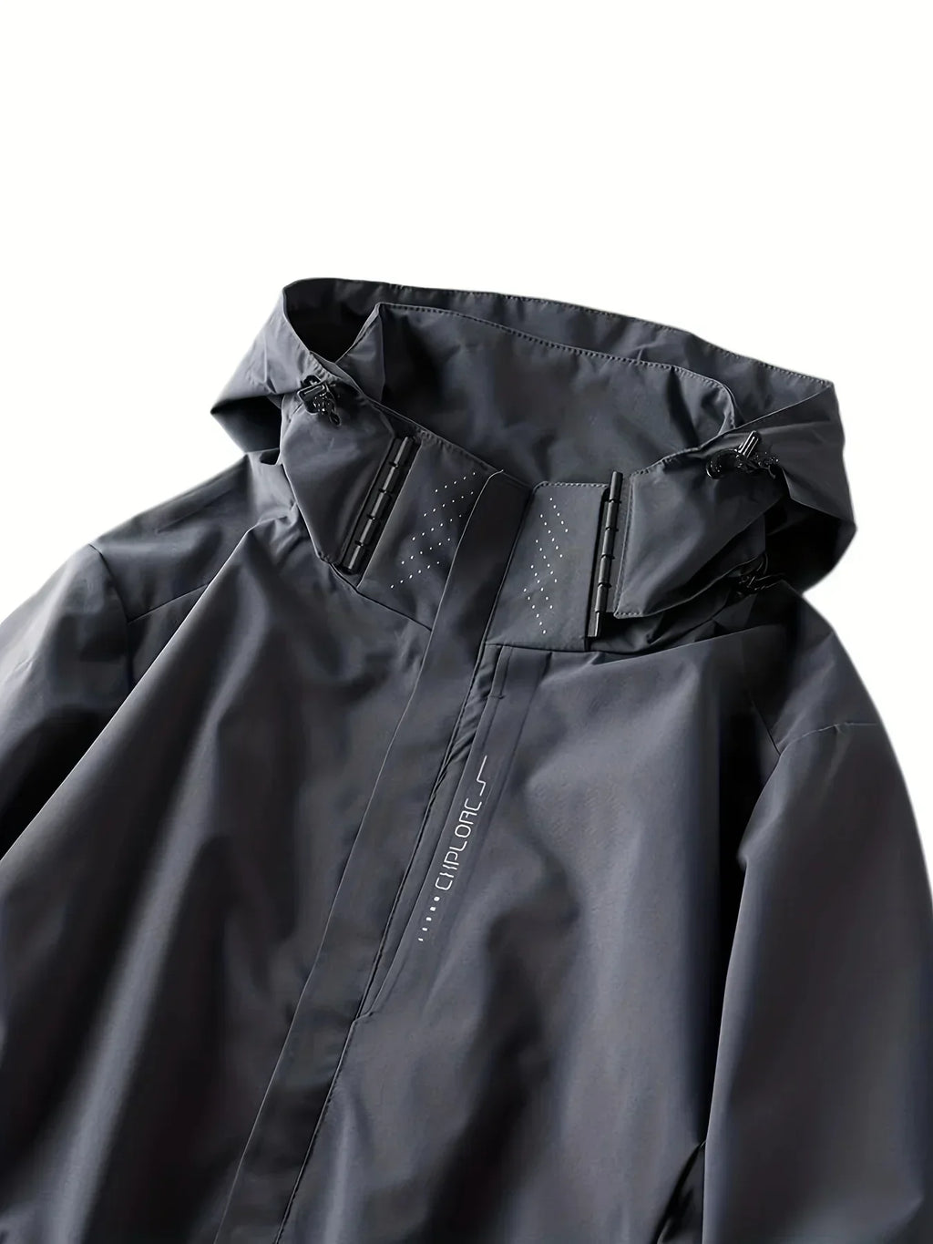 New Men's Lightweight Waterproof Rain Jacket Hooded Shell Outdoor Windbreaker for Hiking & Travel Breathable & Packable Coat Men