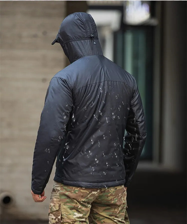 Jacket Winter Windproof Warm Clothes Ultralight Waterproof Hooded Jacket Liner Outdoor Sports Windbreaker Coat