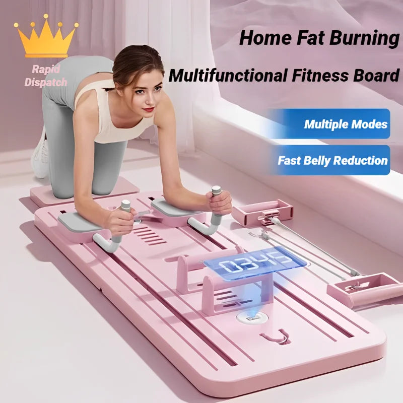 Abdominal Exercise Board Fitness Slimming Tummy Automatic Rebound Leg and Arm Adjuster Multifunctional Equipment