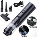 Portable Car Vacuum Cleaner: Mini Handheld Cordless Cleaner with Blower Function, Powerful Suction, and Brushless Motor