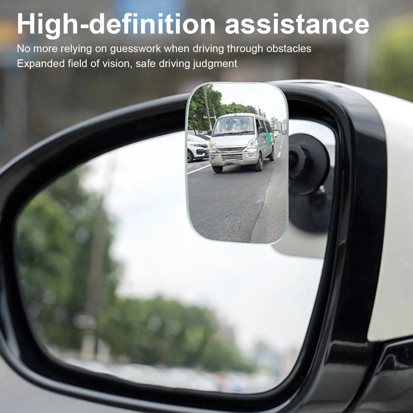 Blind Spot Mirrors Wide Angle Hydrophobic Assistance Wide Angle Side Rear Mirrors for Truck Auto Automotive Vehicle SUV Parking