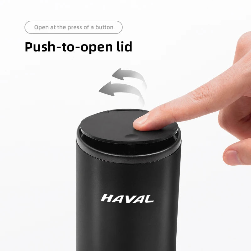 Car Trash Bin Alloy Garbage Can Car Organizer Storage Accessories For Haval H4 H5 H7 H6 Jolion H9 H1 M6 H8 F5 H2 F7X F7 Dargo H3