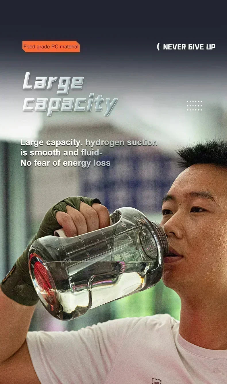 1.5L Hydrogen Rich Portable Sports Water Bottle Rich Molecular Hydrogen Water  kettle