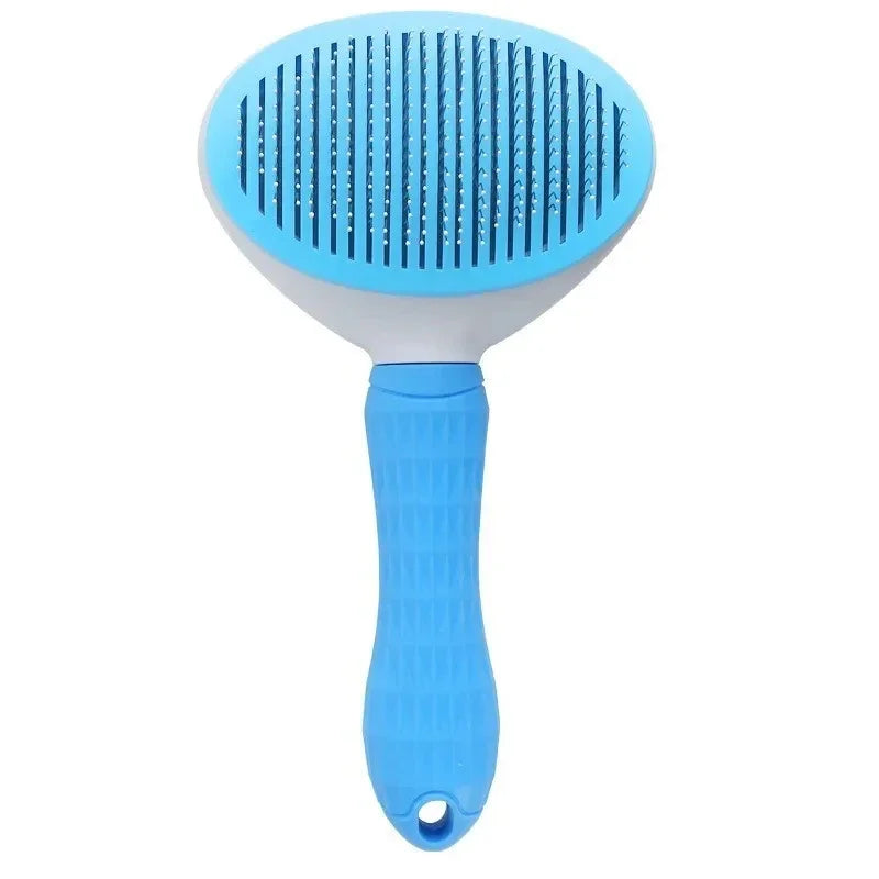 Pet Grooming Brush for Dogs Cats Self Cleaning Dematting Comb Removes Loose Hair Dog Cat Brush Pets Accessories