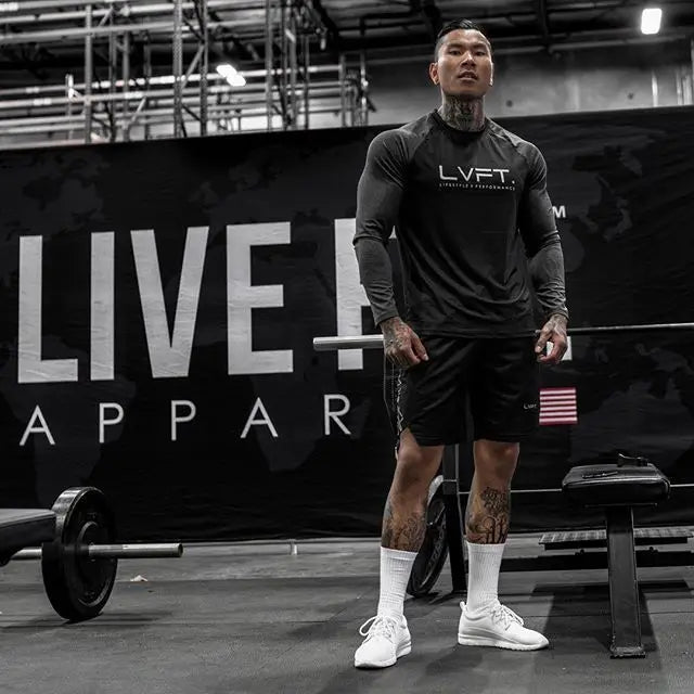 Quick-drying Shorts Fitness Training Jogging Pants for Men Muscular Casual Breathable Fashion Five-point Pants Casual Versatile