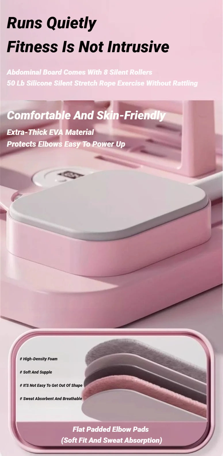 Abdominal Exercise Board Fitness Slimming Tummy Automatic Rebound Leg and Arm Adjuster Multifunctional Equipment