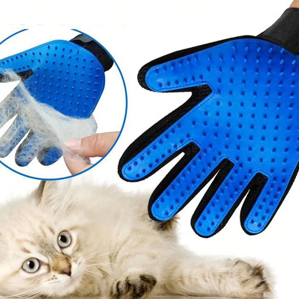1pcs Pet Grooming Glove Brush For Dogs And Cats Fur And Hair Removal Mitt（Left or right hand）