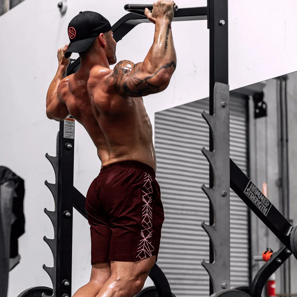 Quick-drying Shorts Fitness Training Jogging Pants for Men Muscular Casual Breathable Fashion Five-point Pants Casual Versatile