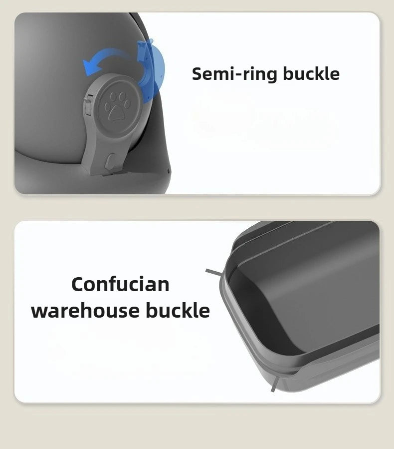 Self-cleaning Cat Litter Box Large Spaces Roller Intelligent Automatic Cat Toilet Sandbox Household Waste and Cleaning