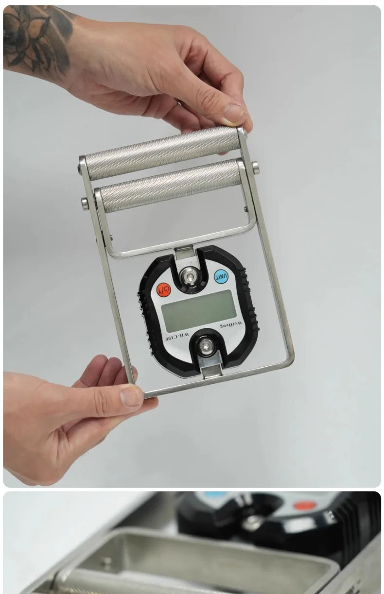 Stainless Steel Spring Grip Strength Counting, Stable Grip Strength Tester, Finger Flexor Muscle Training, Specialized Strength