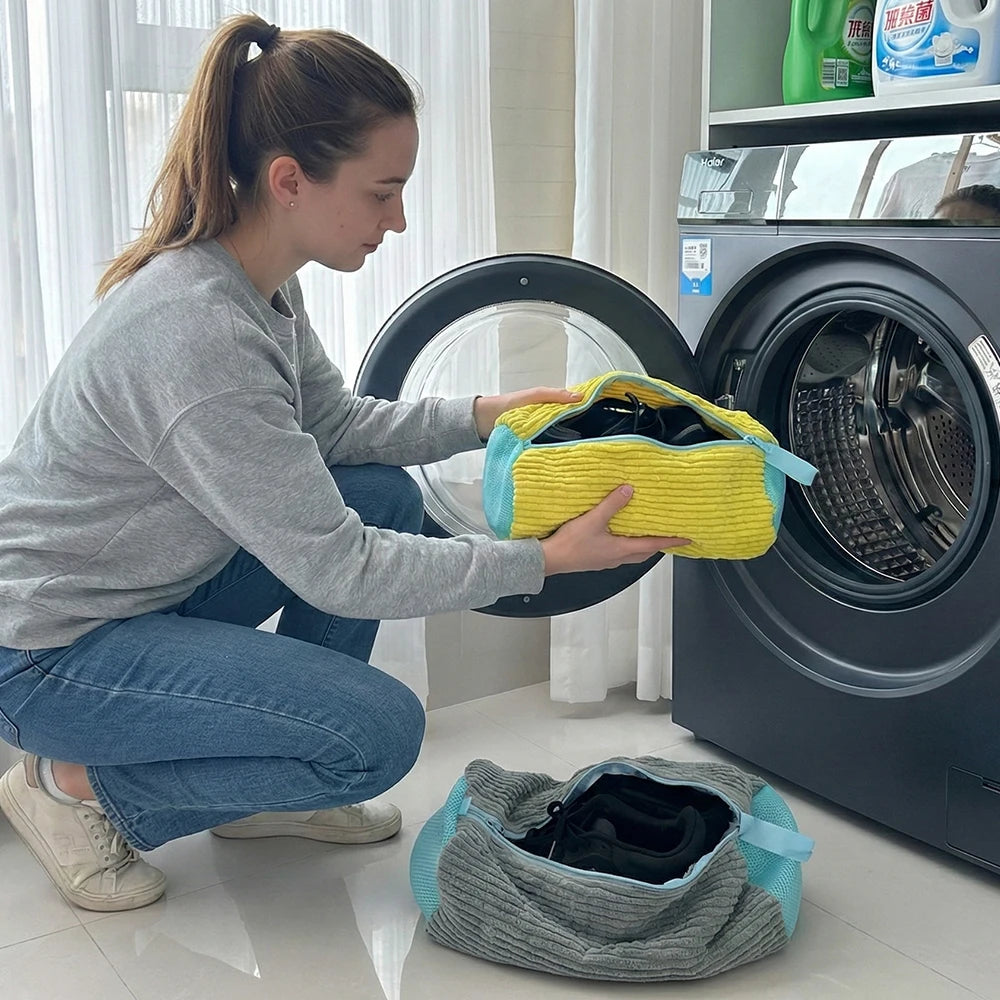 Sneaker Washing Net Bag To Wash Slippers Shoe Laundry Net Washing Machine Bag Slippers Shoes Bags Wash Slippers Washing Shoe Bag