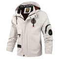 Men Lightweight Jackets Multi-Pockets Mesh Lined Outdoor Men Tactical Windproof Waterproof Jacket Mens Hooded Bomber Coats