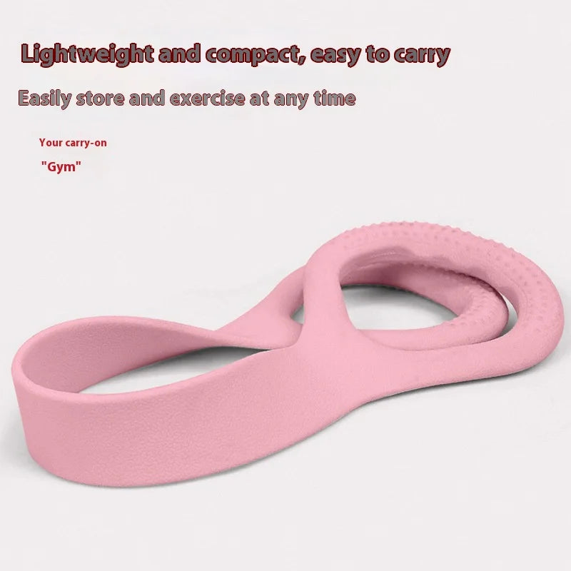 Yoga Strap Elastic Fitness Bands Arm, Shoulder and Neck Stretches Yoga and Pilates Accessories Gym Equipment for Home CrossFit