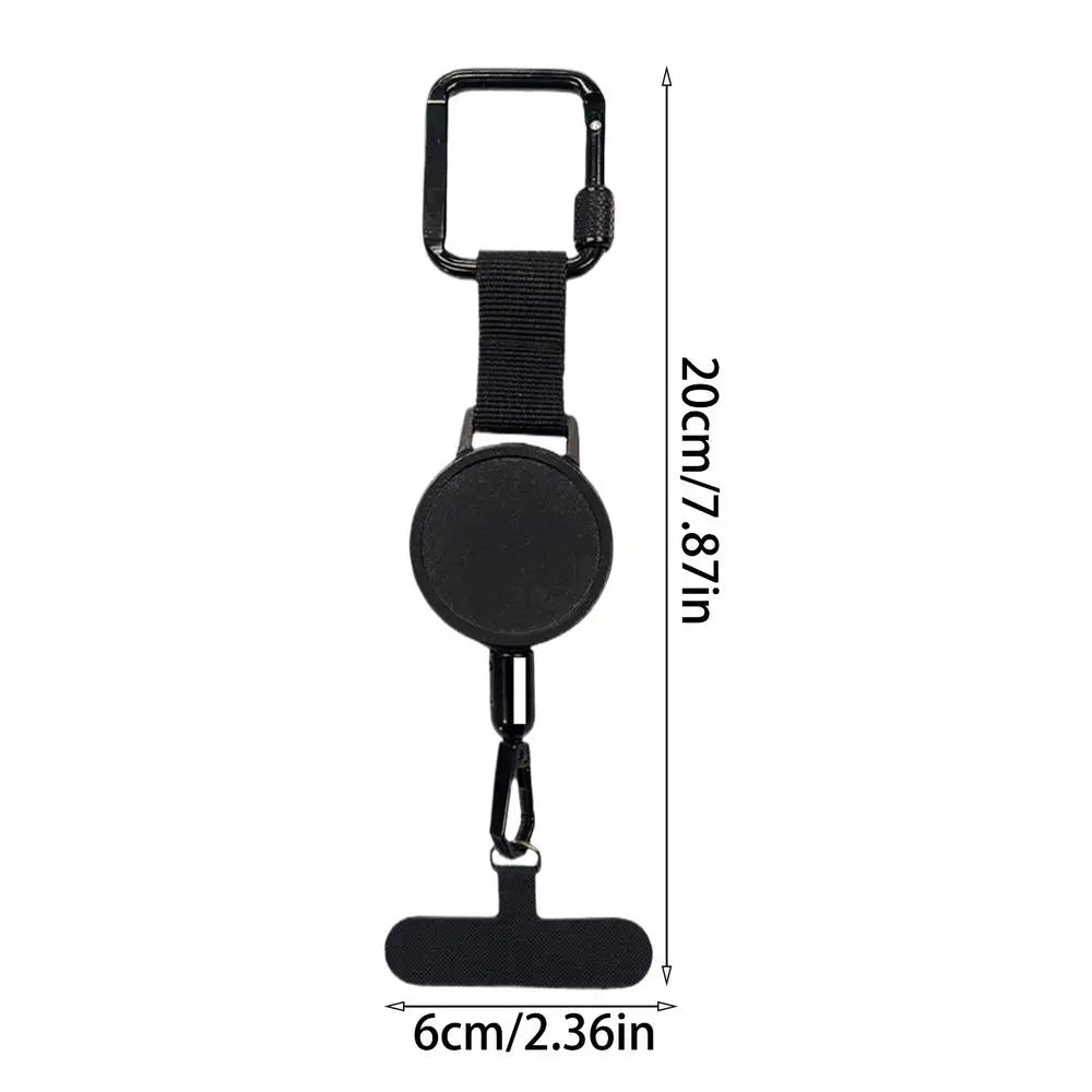 Retractable Anti-Theft Phone Lanyard Telescopic Smartphone Safety Tether Belt Clip Phone Holder Strap for Travel