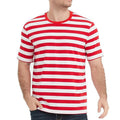 T Shirt for Man Simple Pinstripe Graphic Summer Casual 3D Printed Short Sleeve T-Shirts Fashion Streetwear Oversized Tees Tops