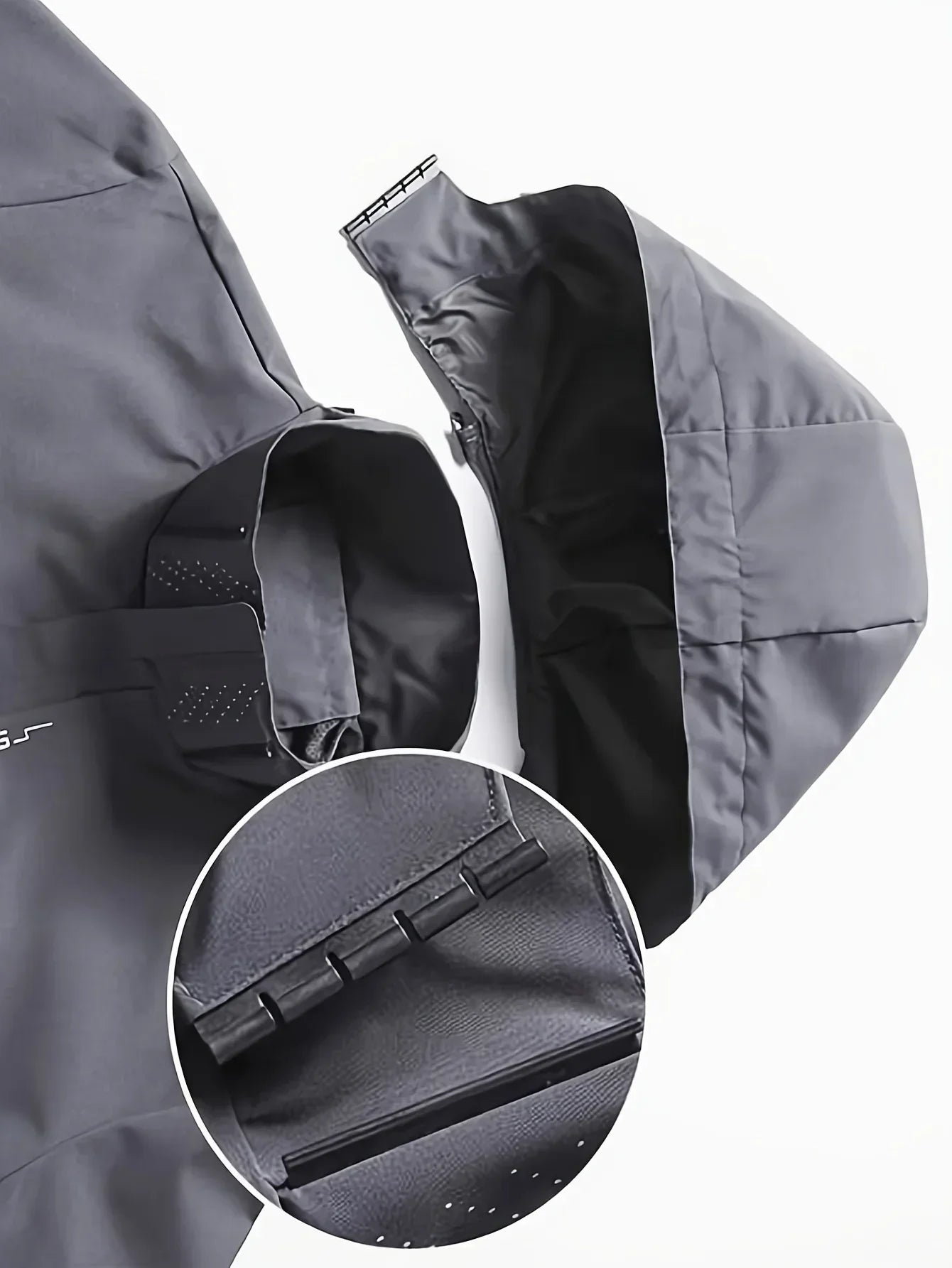 New Men's Lightweight Waterproof Rain Jacket Hooded Shell Outdoor Windbreaker for Hiking & Travel Breathable & Packable Coat Men