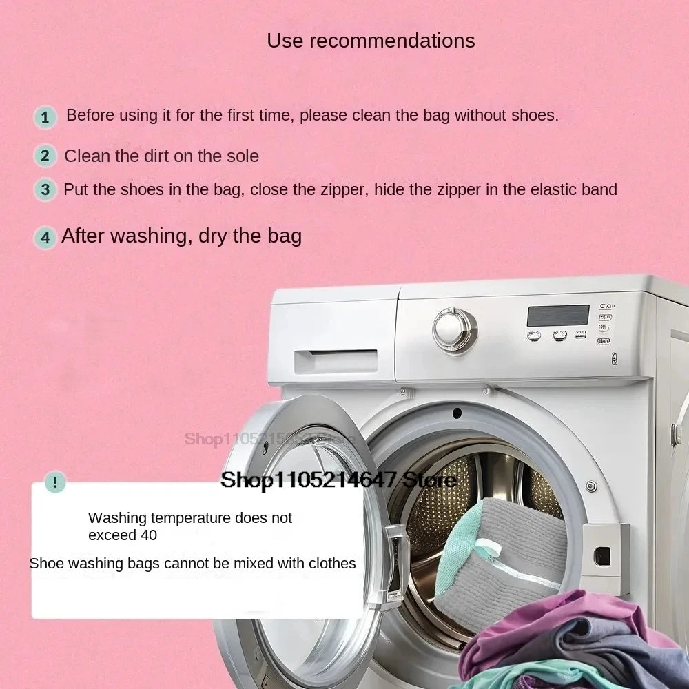Sneaker Washing Net Bag To Wash Slippers Shoe Laundry Net Washing Machine Bag Slippers Shoes Bags Wash Slippers Washing Shoe Bag