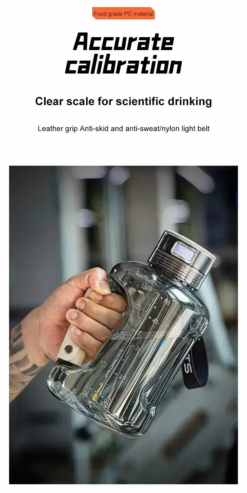 1.5L Hydrogen Rich Portable Sports Water Bottle Rich Molecular Hydrogen Water  kettle