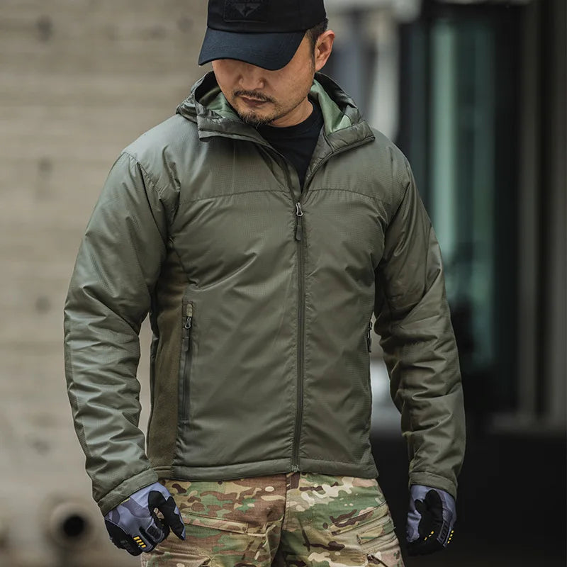 Jacket Winter Windproof Warm Clothes Ultralight Waterproof Hooded Jacket Liner Outdoor Sports Windbreaker Coat