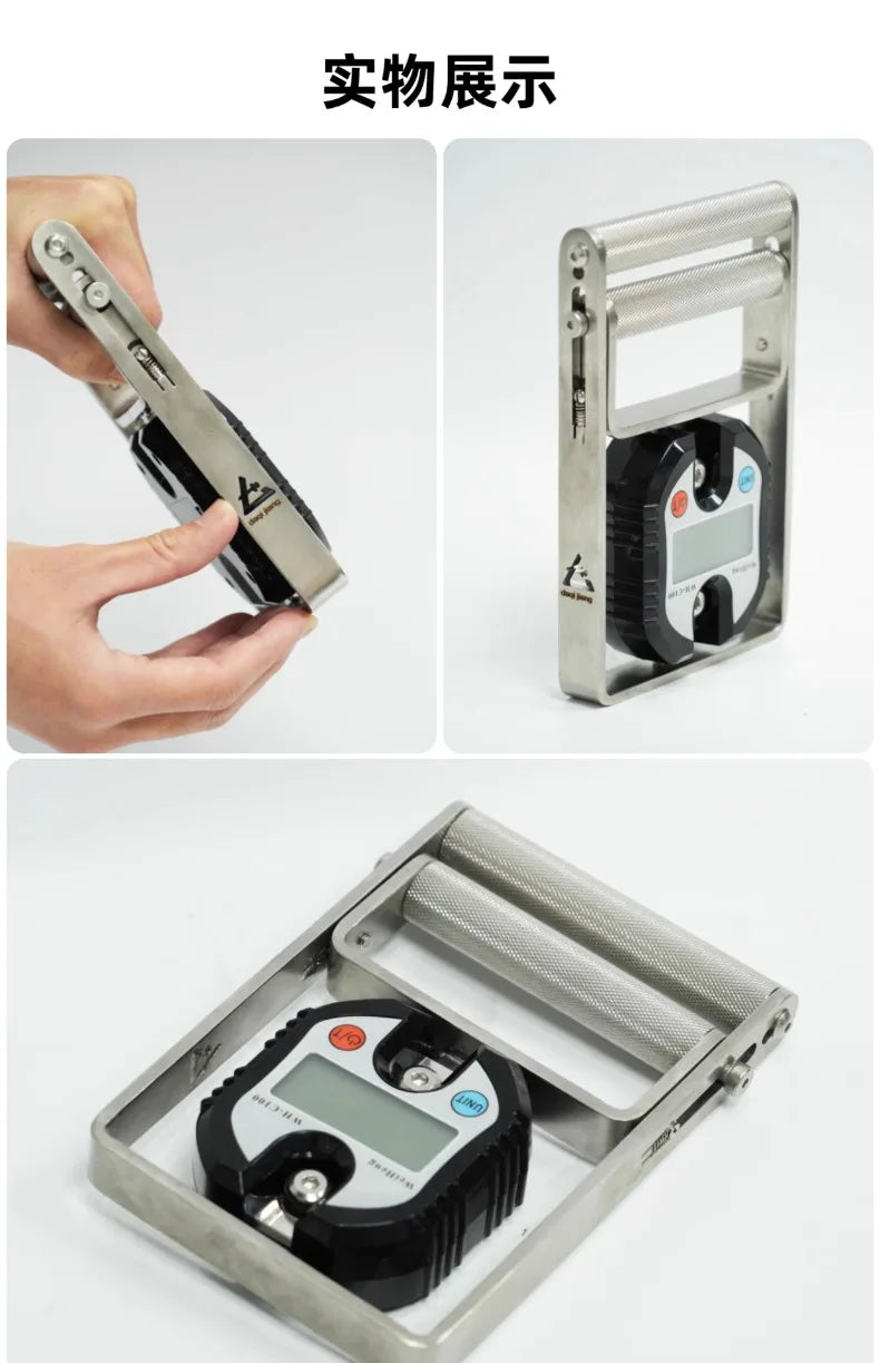 Stainless Steel Spring Grip Strength Counting, Stable Grip Strength Tester, Finger Flexor Muscle Training, Specialized Strength