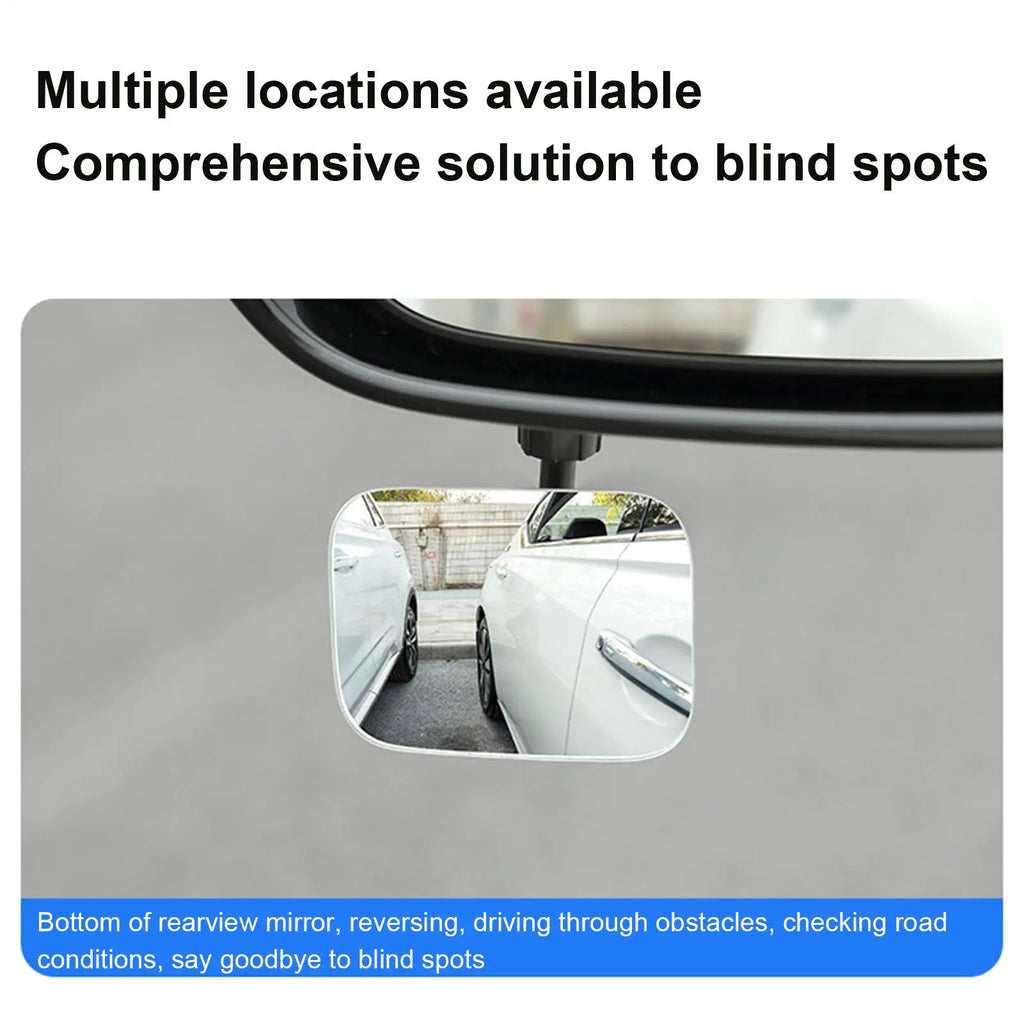 Blind Spot Mirrors Wide Angle Hydrophobic Assistance Wide Angle Side Rear Mirrors for Truck Auto Automotive Vehicle SUV Parking
