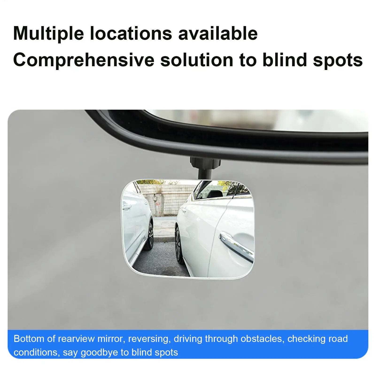 Blind Spot Mirrors Wide Angle Hydrophobic Assistance Wide Angle Side Rear Mirrors for Truck Auto Automotive Vehicle SUV Parking