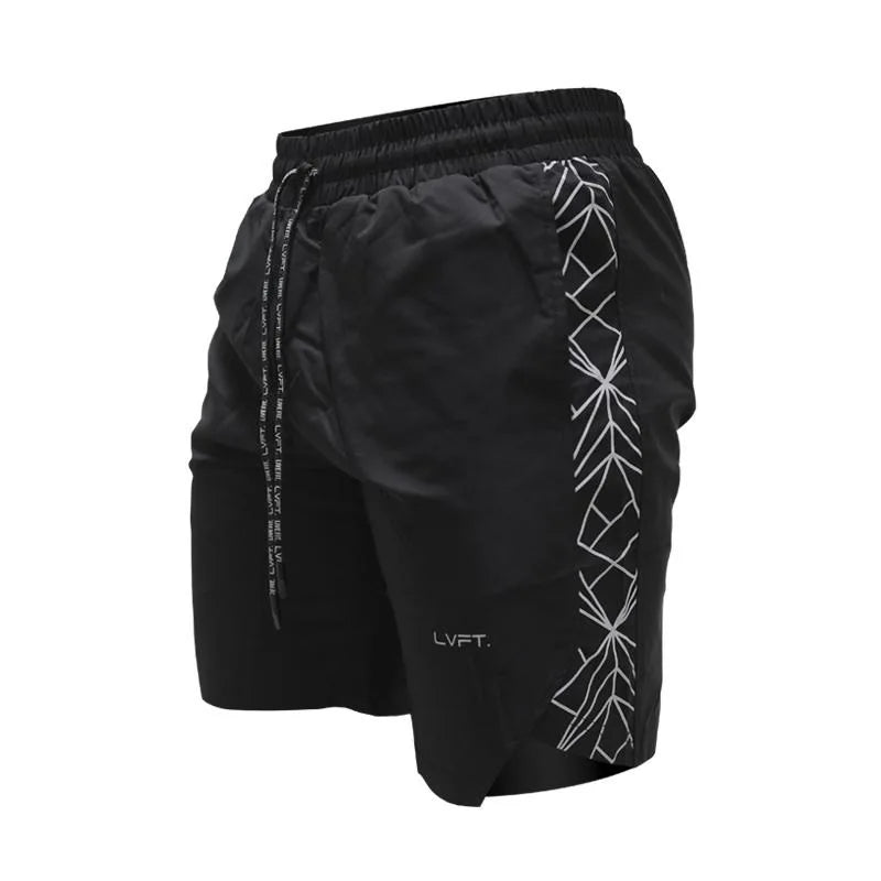 Quick-drying Shorts Fitness Training Jogging Pants for Men Muscular Casual Breathable Fashion Five-point Pants Casual Versatile