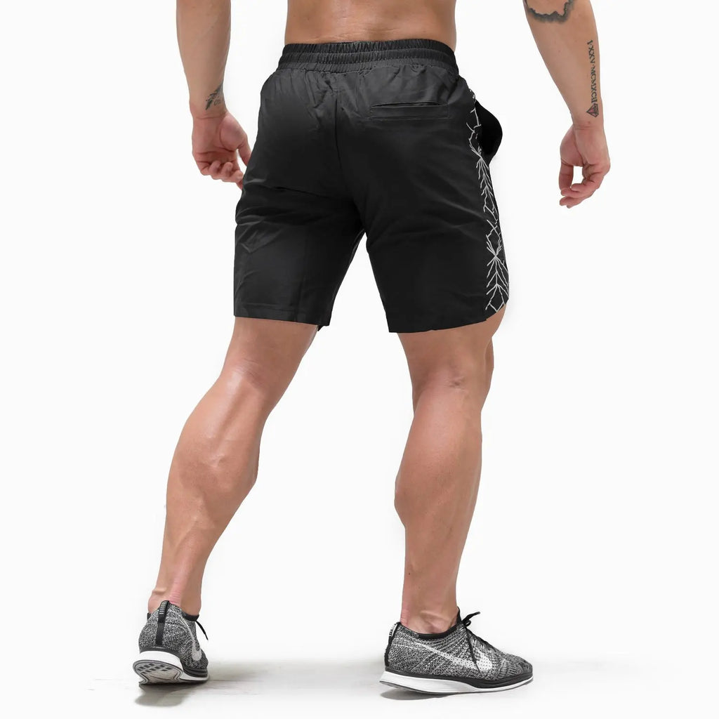Quick-drying Shorts Fitness Training Jogging Pants for Men Muscular Casual Breathable Fashion Five-point Pants Casual Versatile