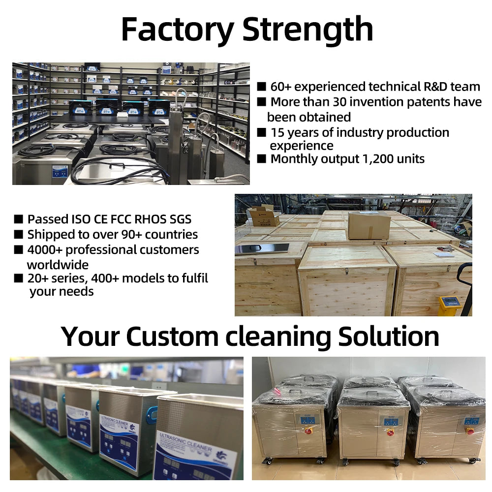 Ultrasonic cleaner: a high-efficiency ultrasonic cleaning device suitable for jewelry, eyewear, hardware, and printer nozzles