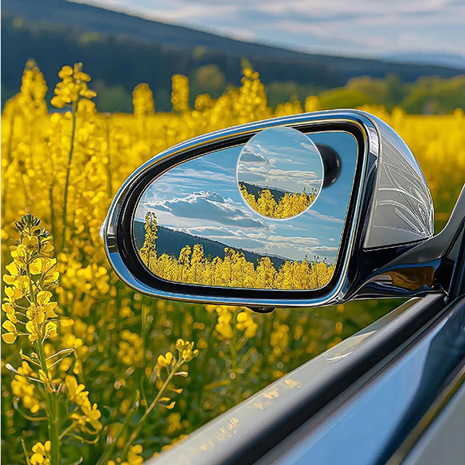Blind Spot Mirrors Wide Angle Hydrophobic Assistance Wide Angle Side Rear Mirrors for Truck Auto Automotive Vehicle SUV Parking