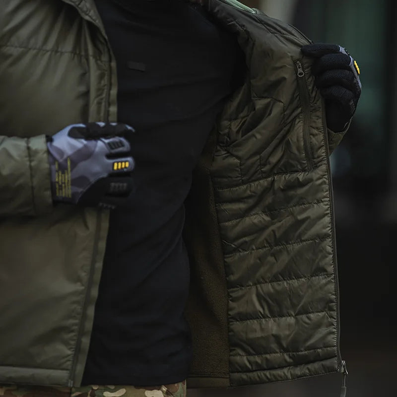 Jacket Winter Windproof Warm Clothes Ultralight Waterproof Hooded Jacket Liner Outdoor Sports Windbreaker Coat